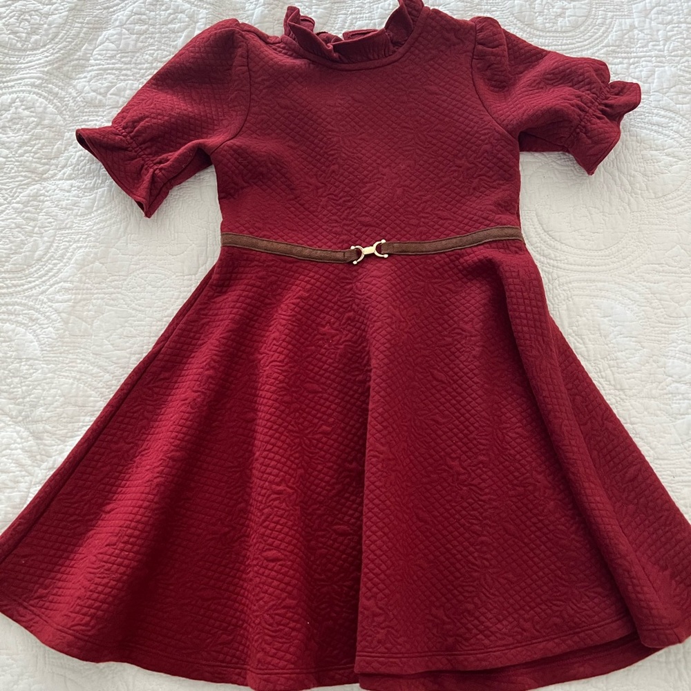 Janie and Jack Rich Red Formal Dress